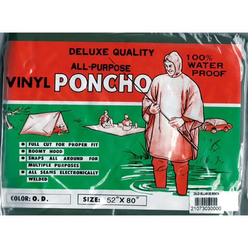 PONCHO NYLON PARA CHUVA TP-6001-0D