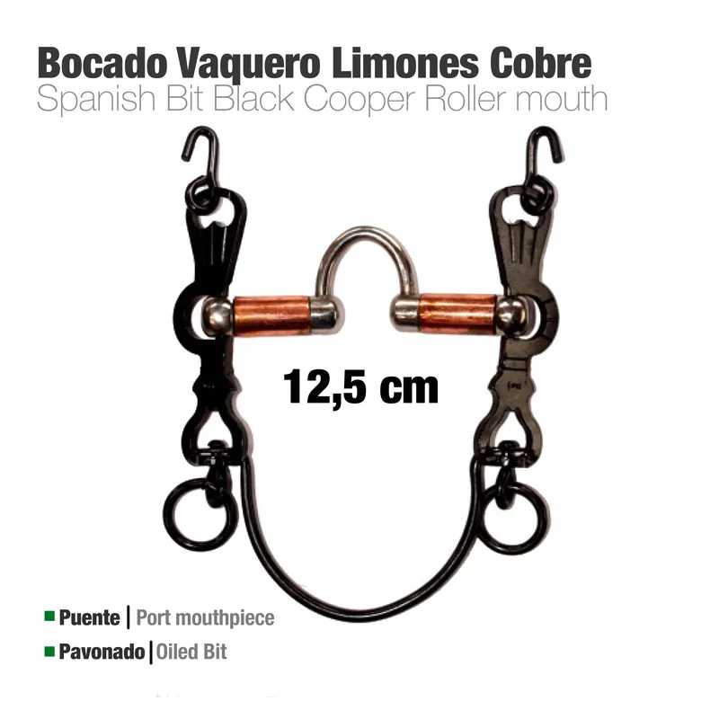 FREIO VAQ. LIMONES COBRE 5C OXID 12.5cm