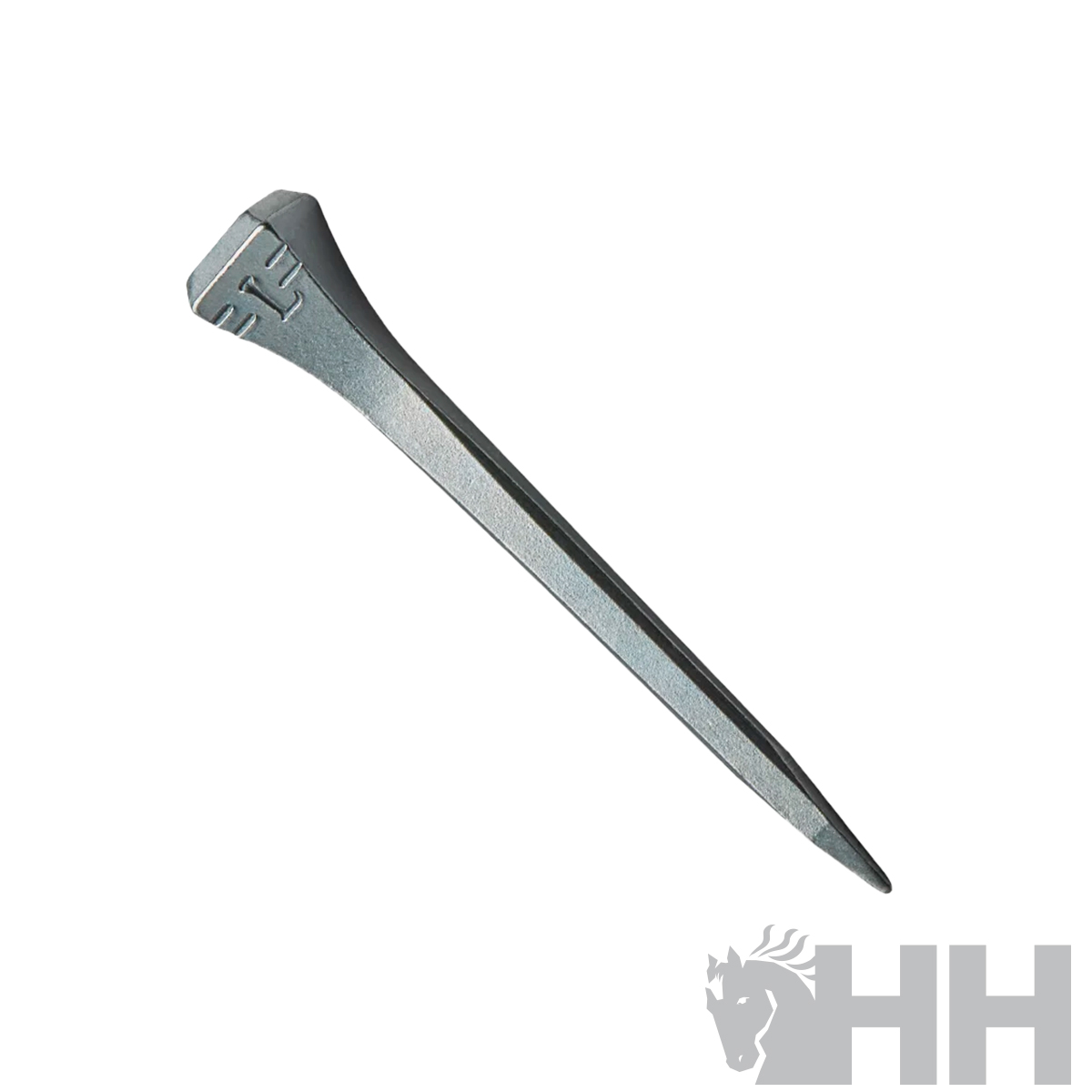 Taco de golfe metálico prateado com logotipo HH