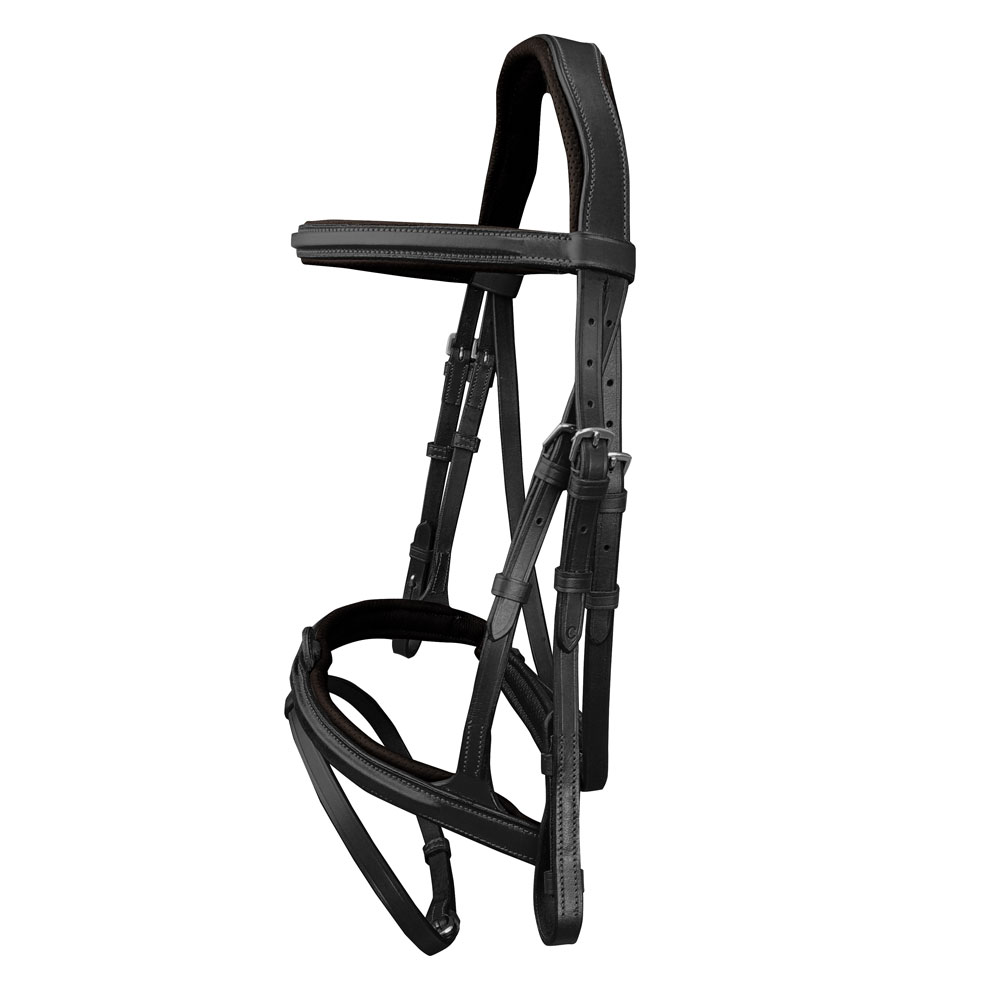 CABEÇADA MONTAR COURO REMOVÍVEL SLT-261