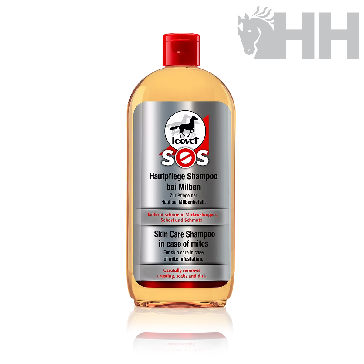 CHAMPÔ LEOVET SOS CUIDADO DA PELE CONTRA ÁCAROS, PARASITAS E CARRAÇAS