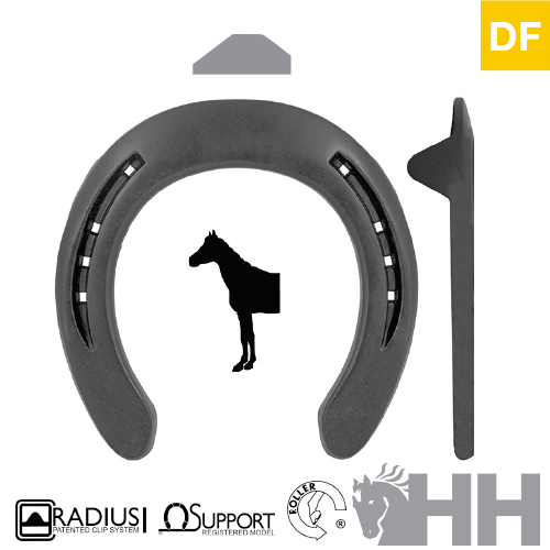 FERRADURA KERCKHAERT STEEL COMFORT 2 ARPÕES DIANTEIRA