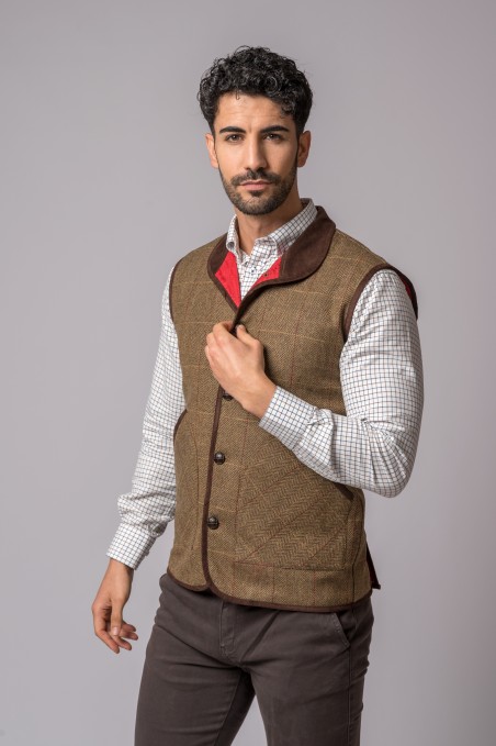 COLETE LÃ LAPELA LISTA VERMELHA