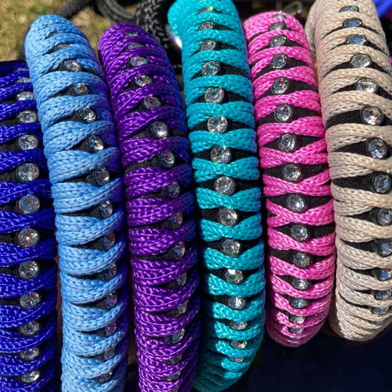 CABEÇÃO DE CORDA com cristais