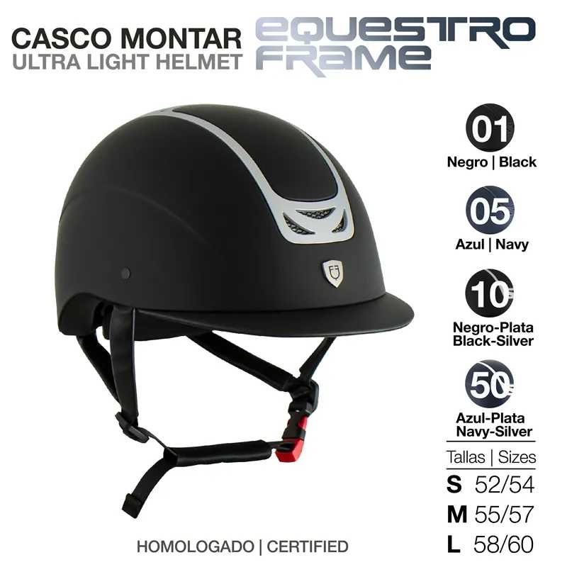 TOQUE DE EQUITAÇÃO EQUESTRO FRAME