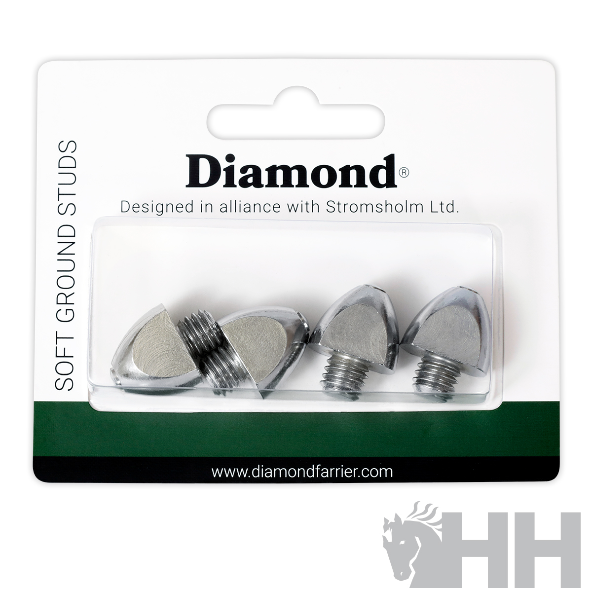 PITONS DIAMOND ROSCA PARA TERRENO BLANDO COM TUNGSTÉNIO (JOGO 4 UNIDADES)