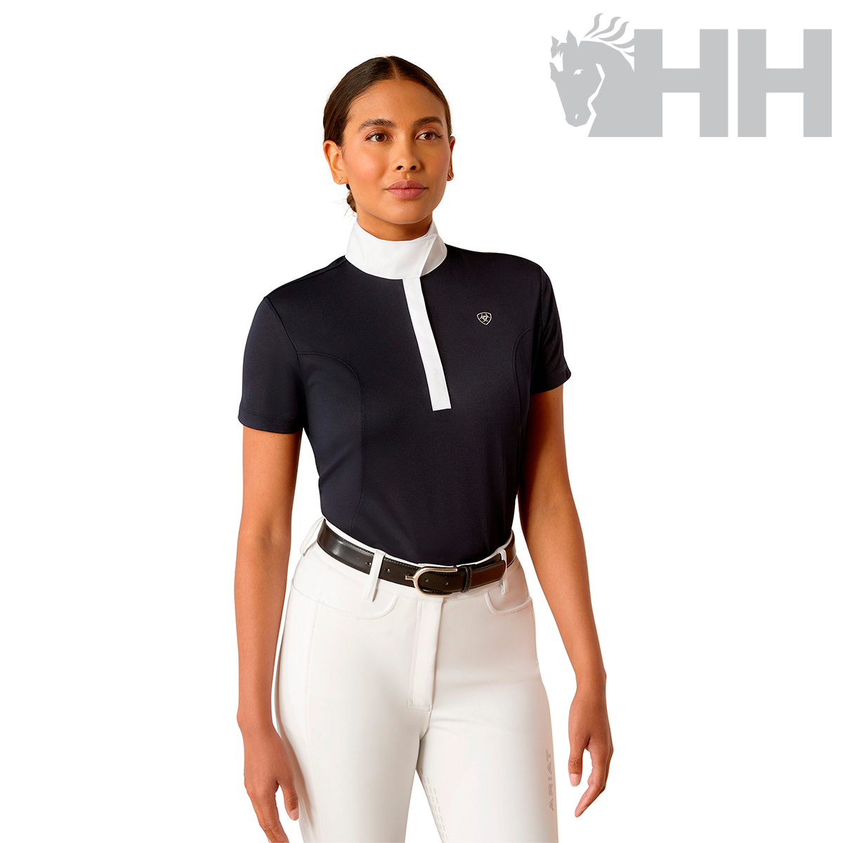 POLO CONCURSO ARIAT APTOS MANGA CURTA SENHORA