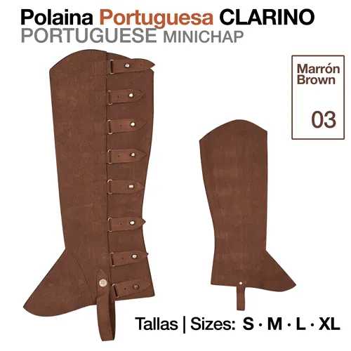 POLAINAS PORTUGUESA CLARINO CASTANHO