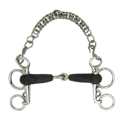 FREIO SEFTON PELHAM PARTIDO BORRACHA CURTO