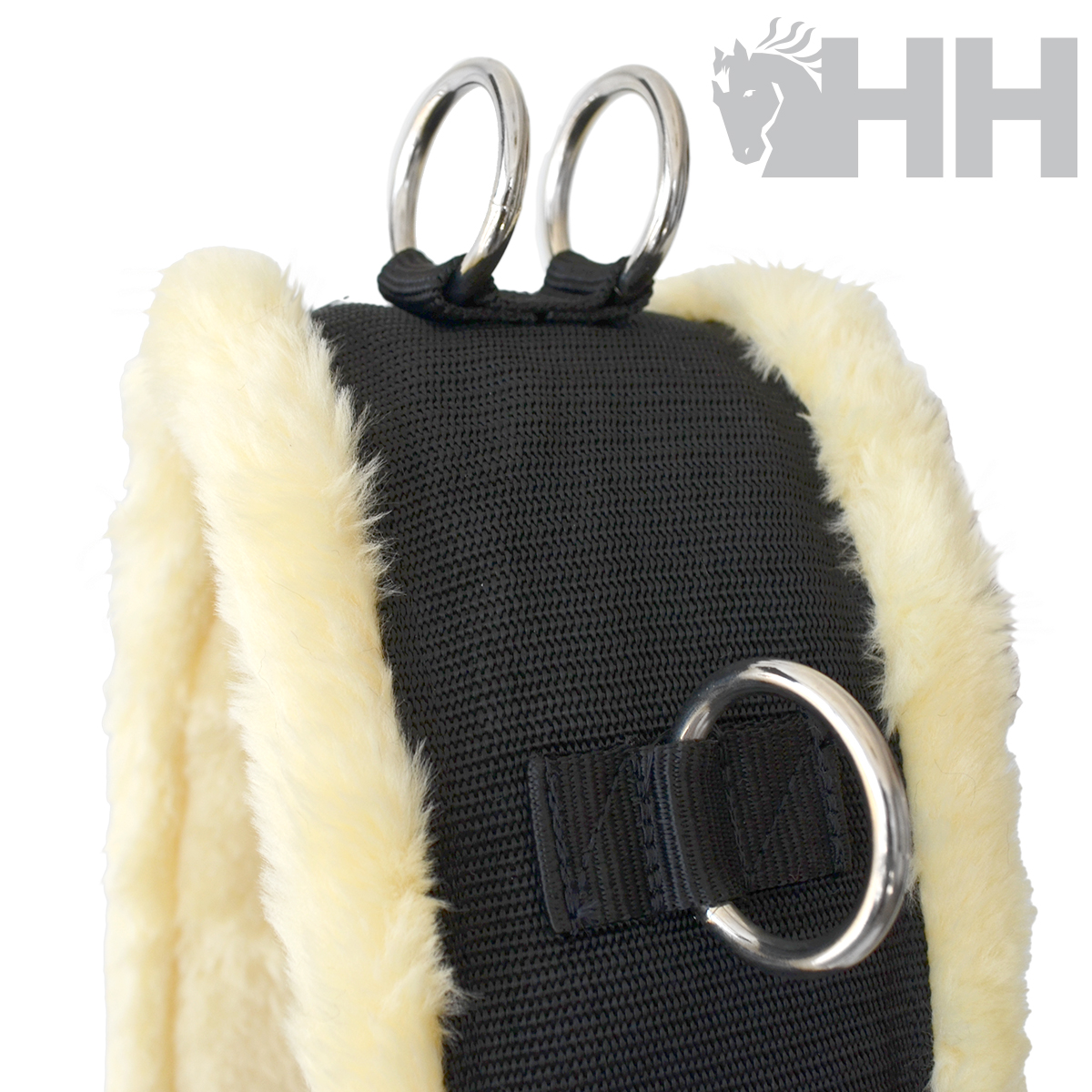 CILHÃO HH DRESSAGE NYLON/BORREGO