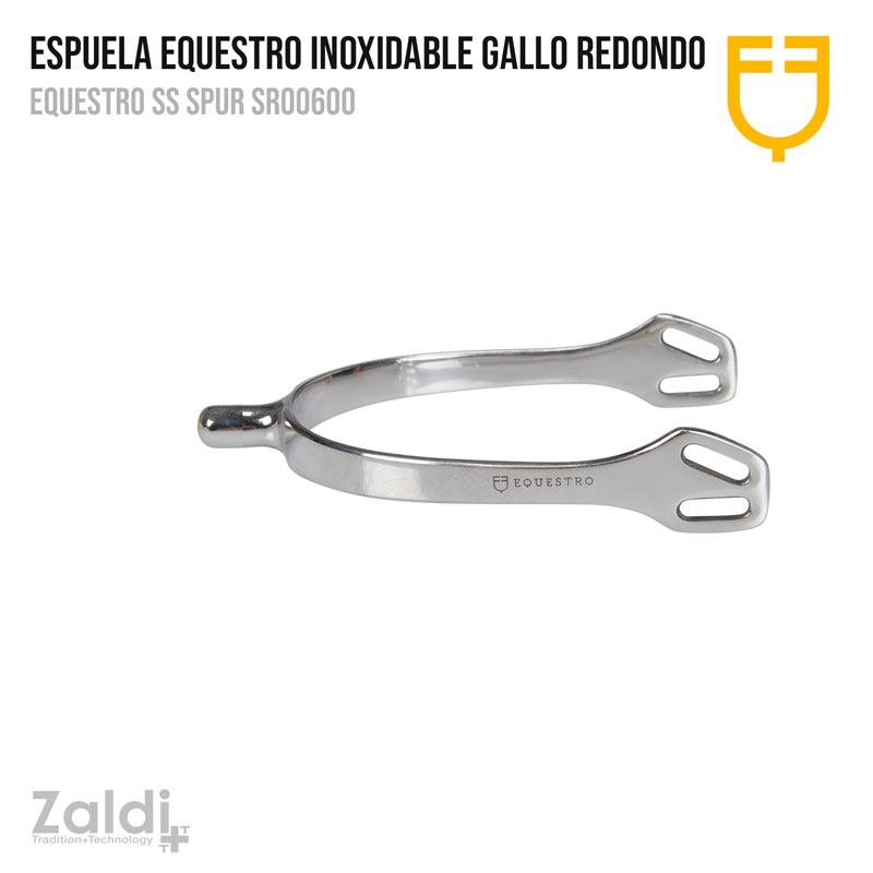 ESPORA EQUESTRO INOX PUA REDONDO SR00600 15mm
