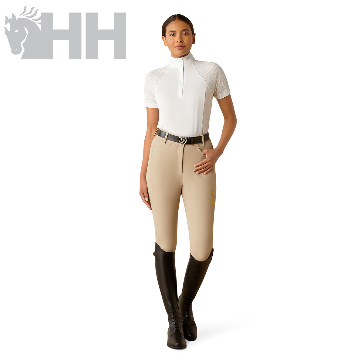 POLO CONCURSO ARIAT APTOS VENT 2.0 MANGA CURTA SENHORA