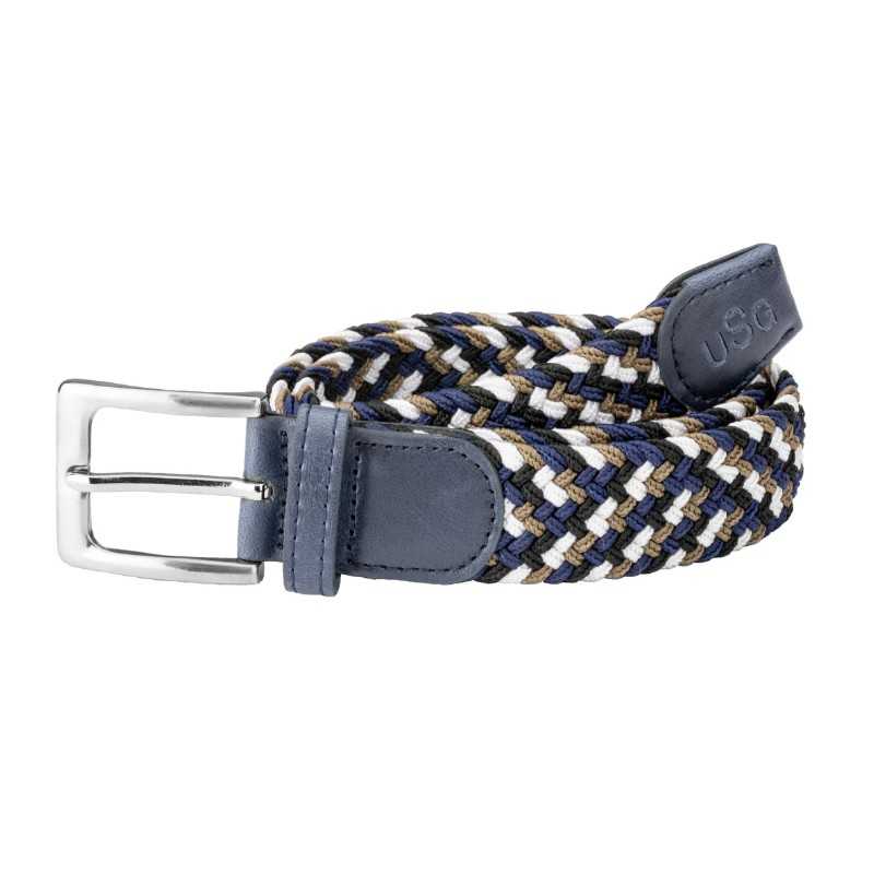 Cinto casual entrançado elástico USG