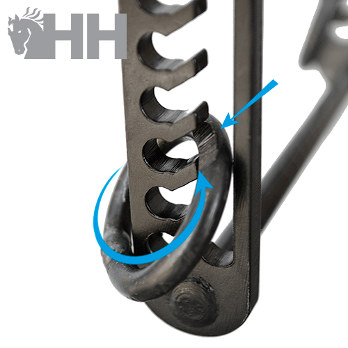 FREIO ROLDAN MAESTRO COM BARRA INFERIOR RETA E 4 EMBOCADURAS