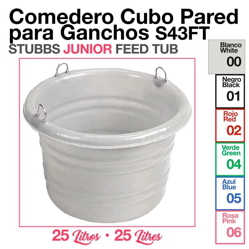 COMEDOURO DE PAREDE STUBBS S43FT 25 Litros
