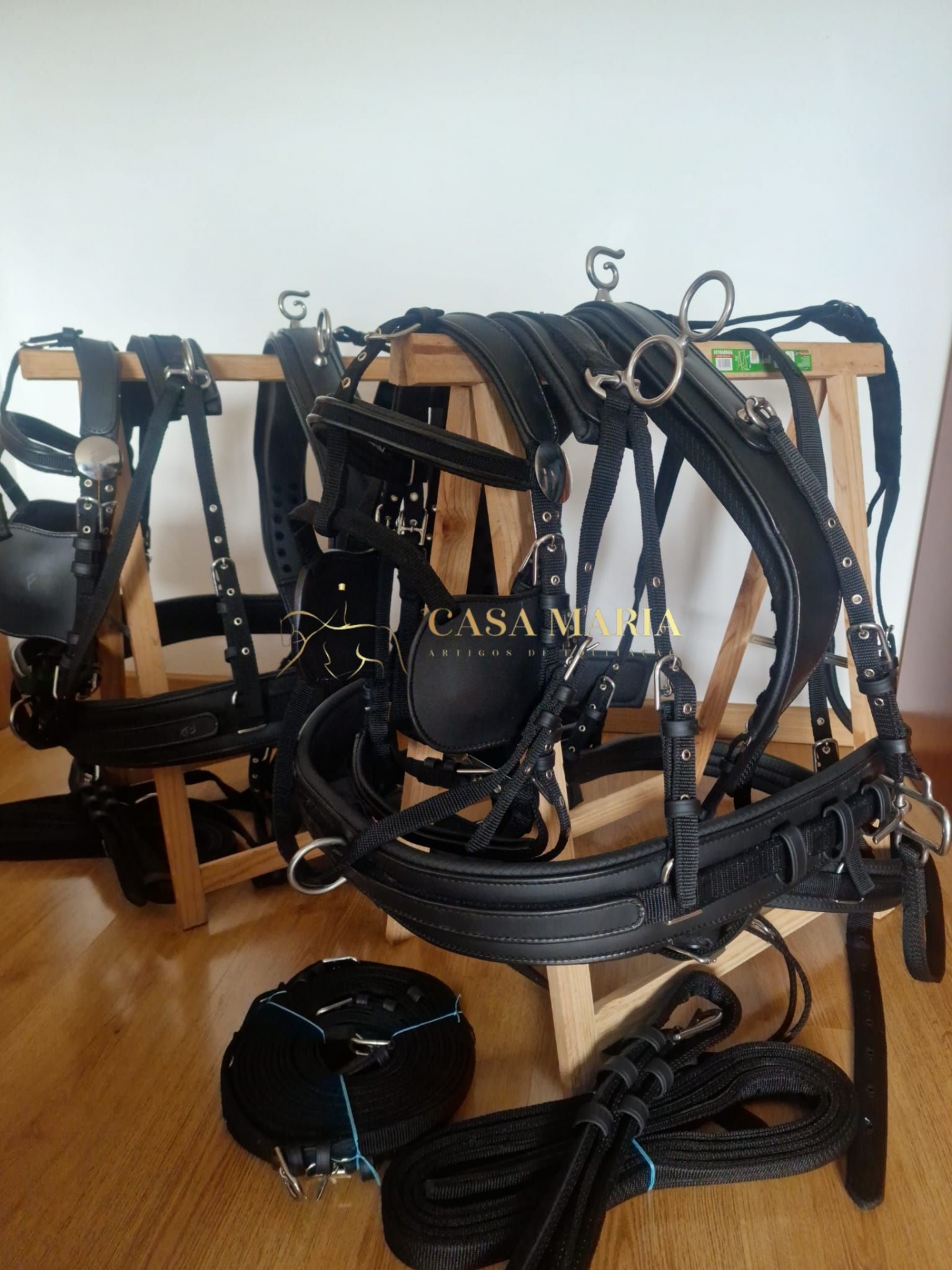 Arreios de Atrelagem de Parelha de Peitoral Engate rápido - Novo Modelo