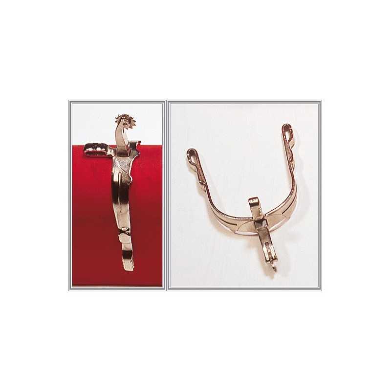 Suporte de relógio em metal cor de cobre com encaixe para pulseira