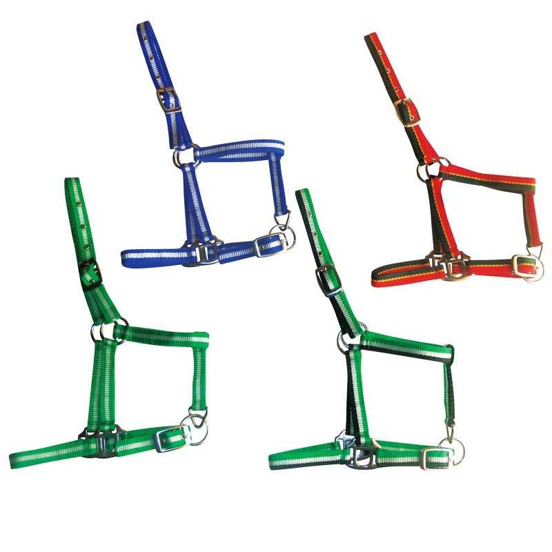 CABEÇÃO DE NYLONTAMANHO poldro com 2 FIVELAS