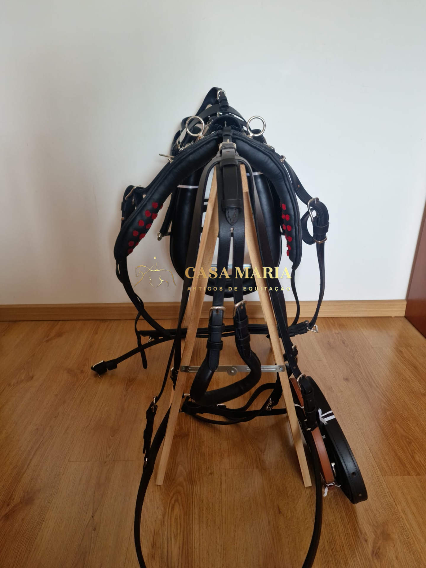 Arreios De Atrelagem Com Coelheira - Em couro