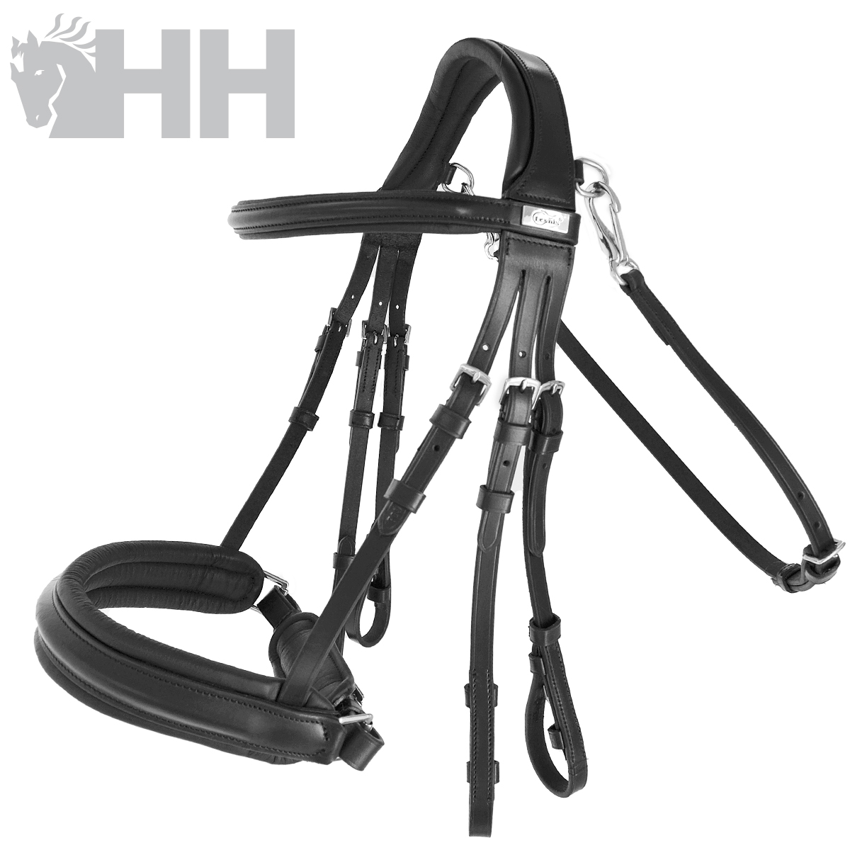 CABEÇADA INGLESA LEXHIS FLAVIA FREIO-BRIDÃO