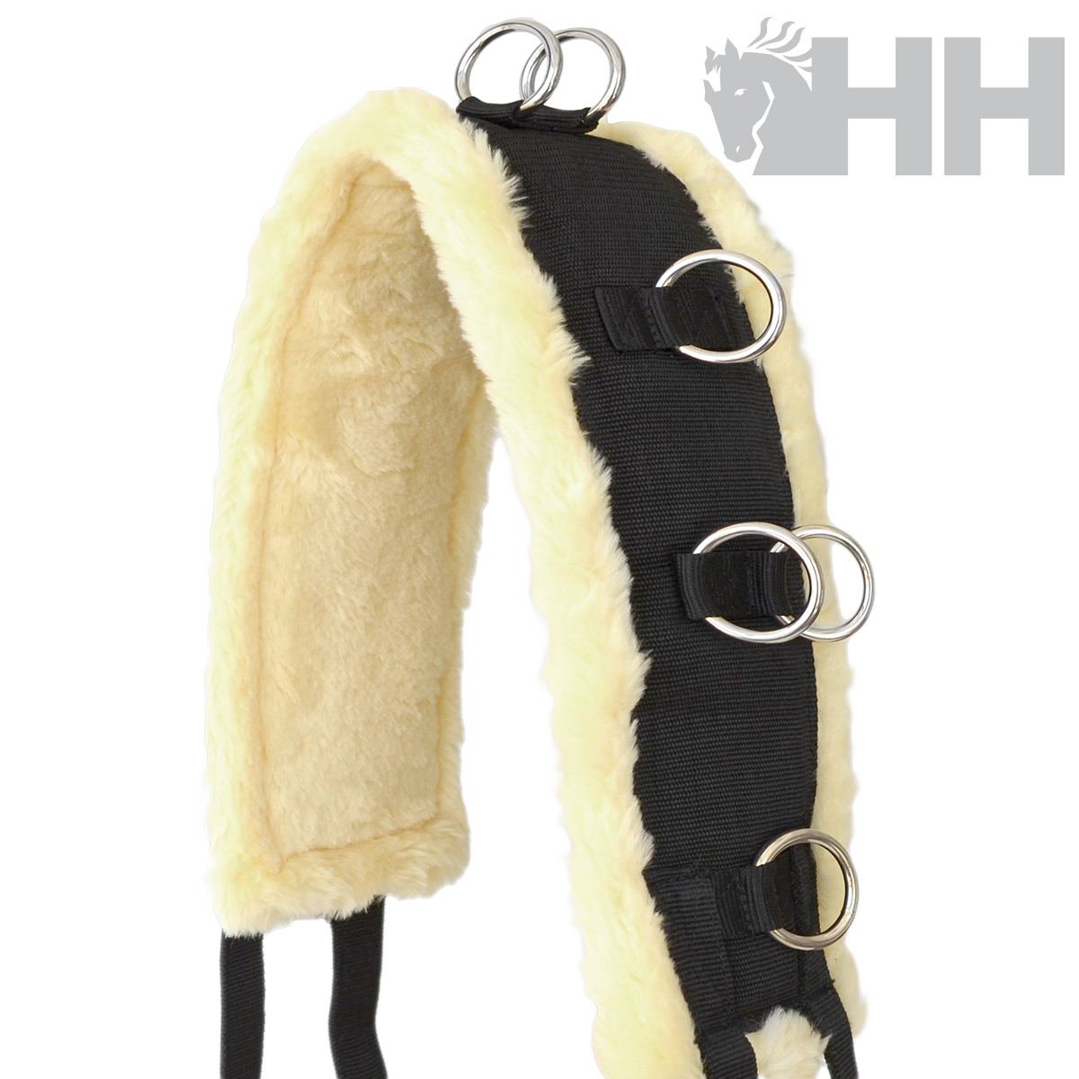 CILHÃO HH DRESSAGE NYLON/BORREGO