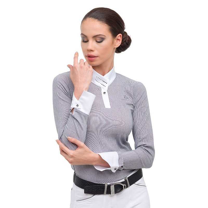 CAMISA hípica de concurso ASHY MANGA COMPRIDA Cavalliera FW21-22