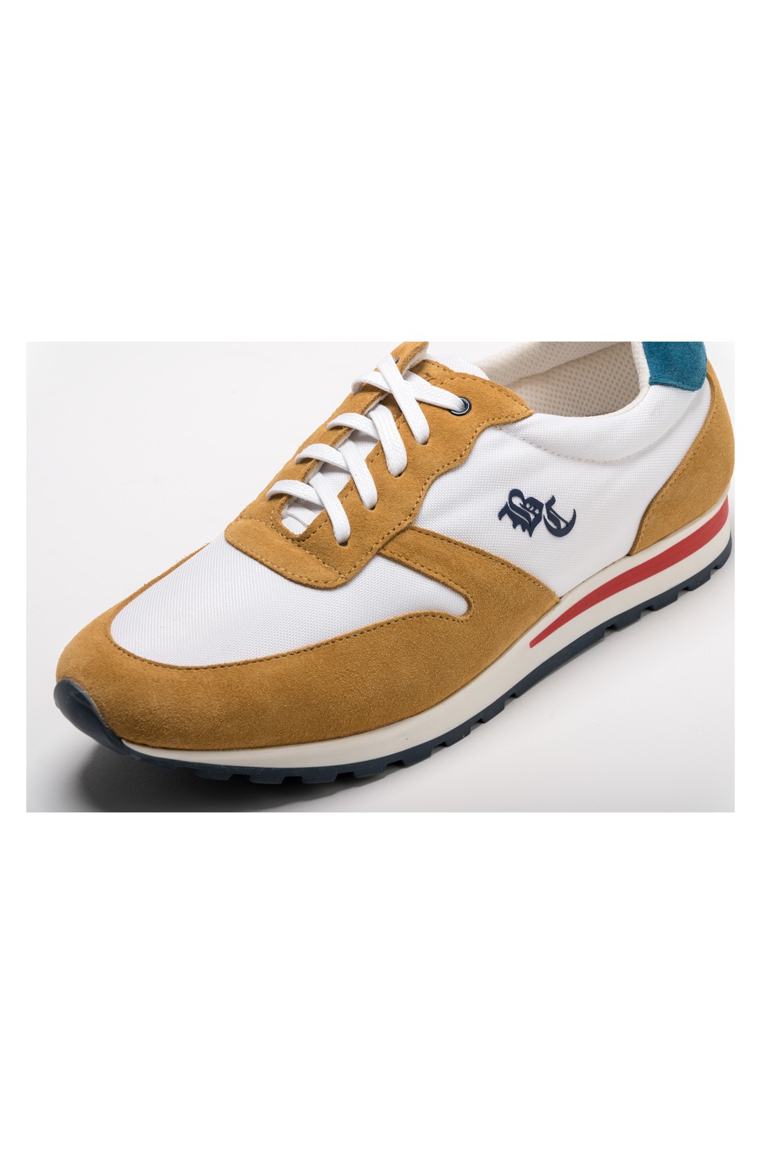 Ténis Mostarda e Azul British Cotton