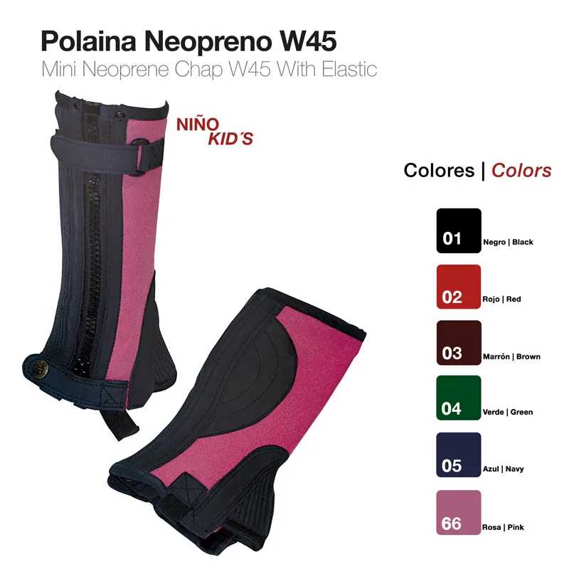POLAINAS NEOPRENE CRI. W45 PRETO