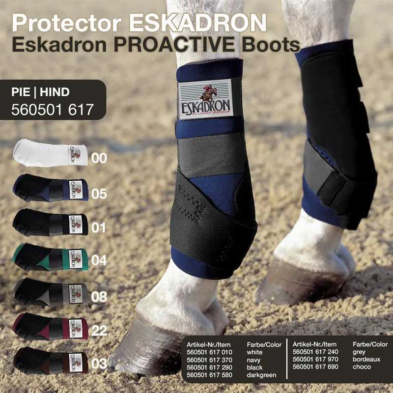 Botas de proteção para patas traseiras de cavalo, várias cores Eskadron PROACTIVE