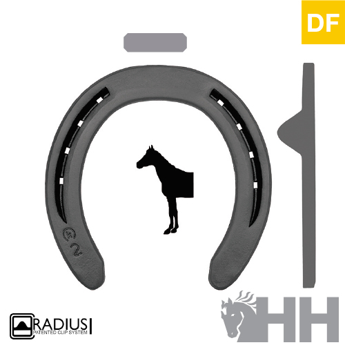 FERRADURA KERCKHAERT DF QUARTER 2 ARPÕES DIANTEIRA