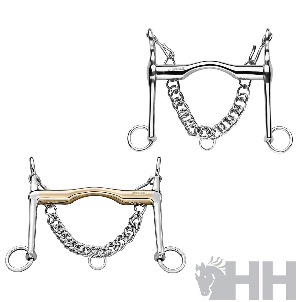 FREIO SPRENGER BASIC DRESSAGE FC PERNA 7cm