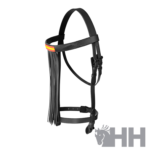 CABEÇADA VAQUEIRA HH ECO COM CISGOLA E BANDEIRA