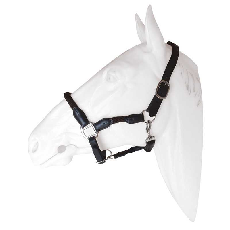 CABEÇÃO OMEGA COURO E ALGODÃO