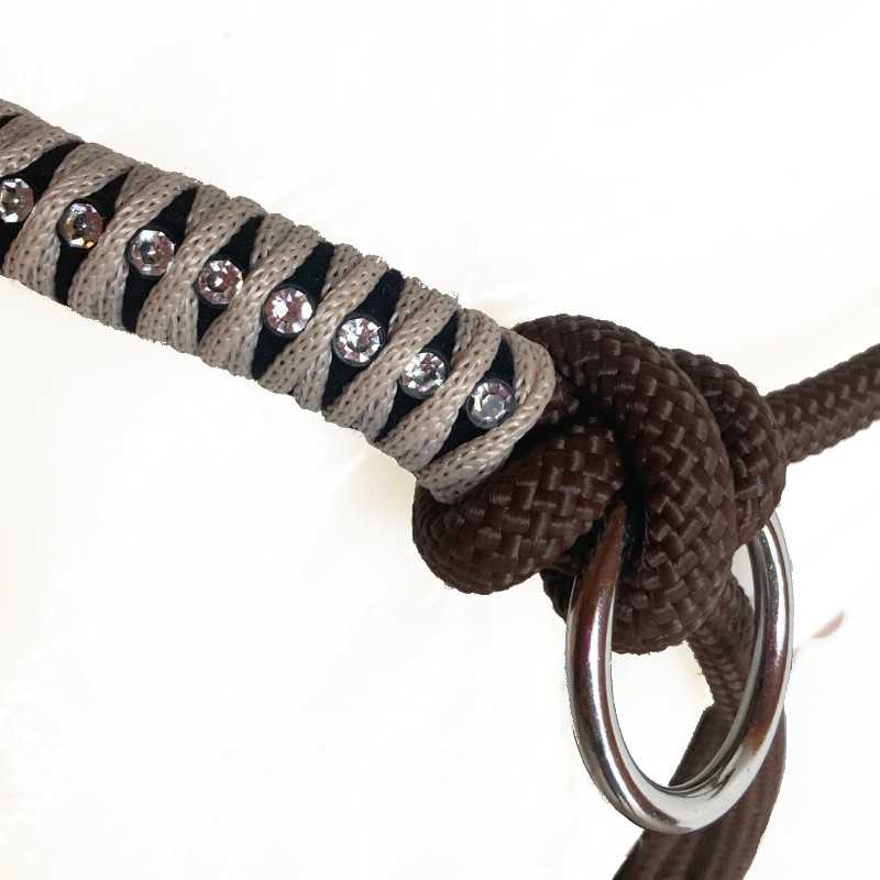 CABEÇÃO DE CORDA com cristais