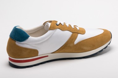 Ténis Mostarda e Azul British Cotton