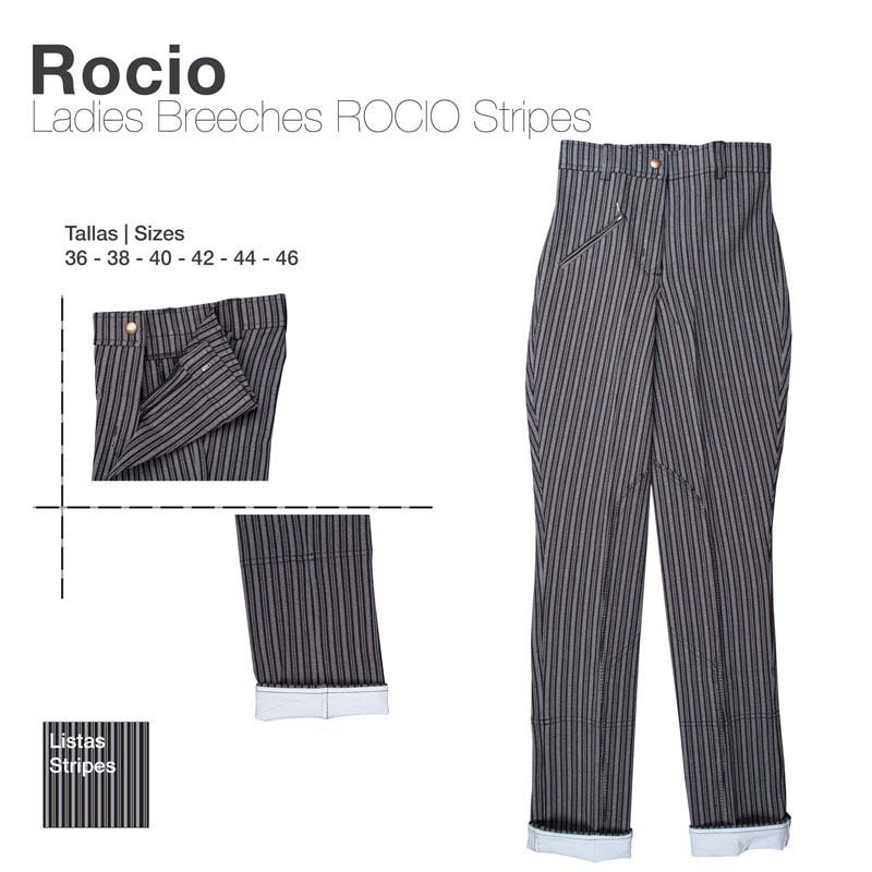 CALÇÃO MONTAR "ROCIO" SENHORA RISCAS