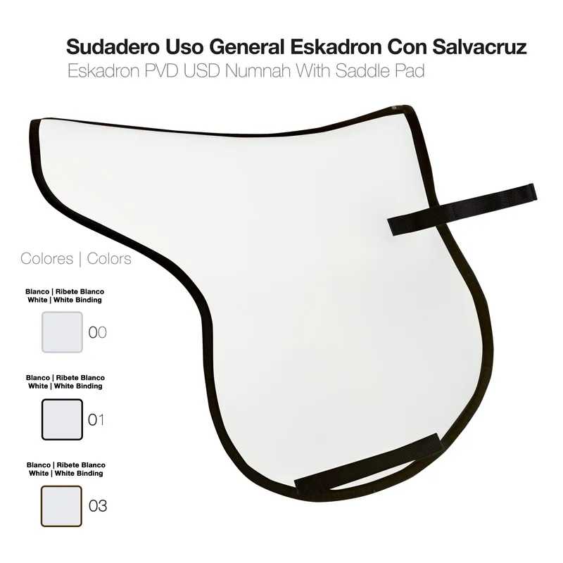 SUADOURO PARA SELIM MISTO PVC ESKADRON C/PROTETOR DE DORSO
