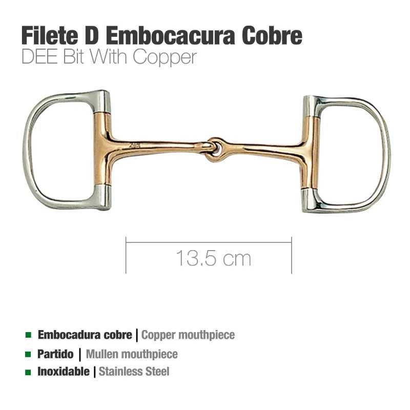 BRIDÃO D INOX EB/COBRE 21576 12.5CM