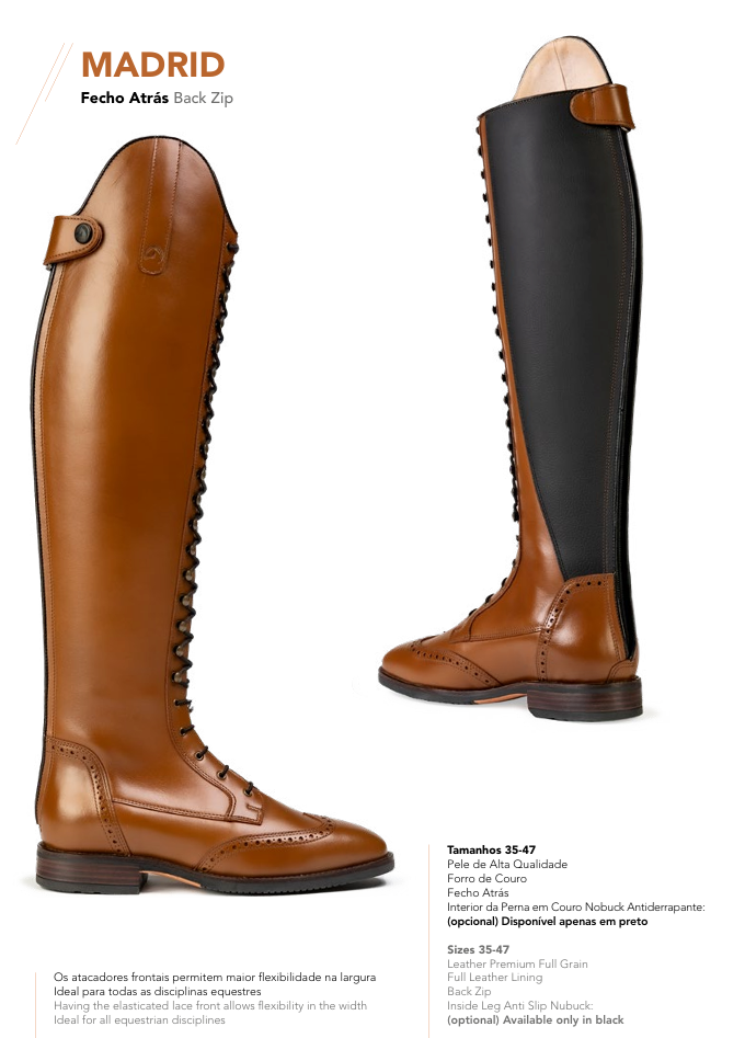 Bota Chester Madrid (Fecho Atrás) - Sob Medida