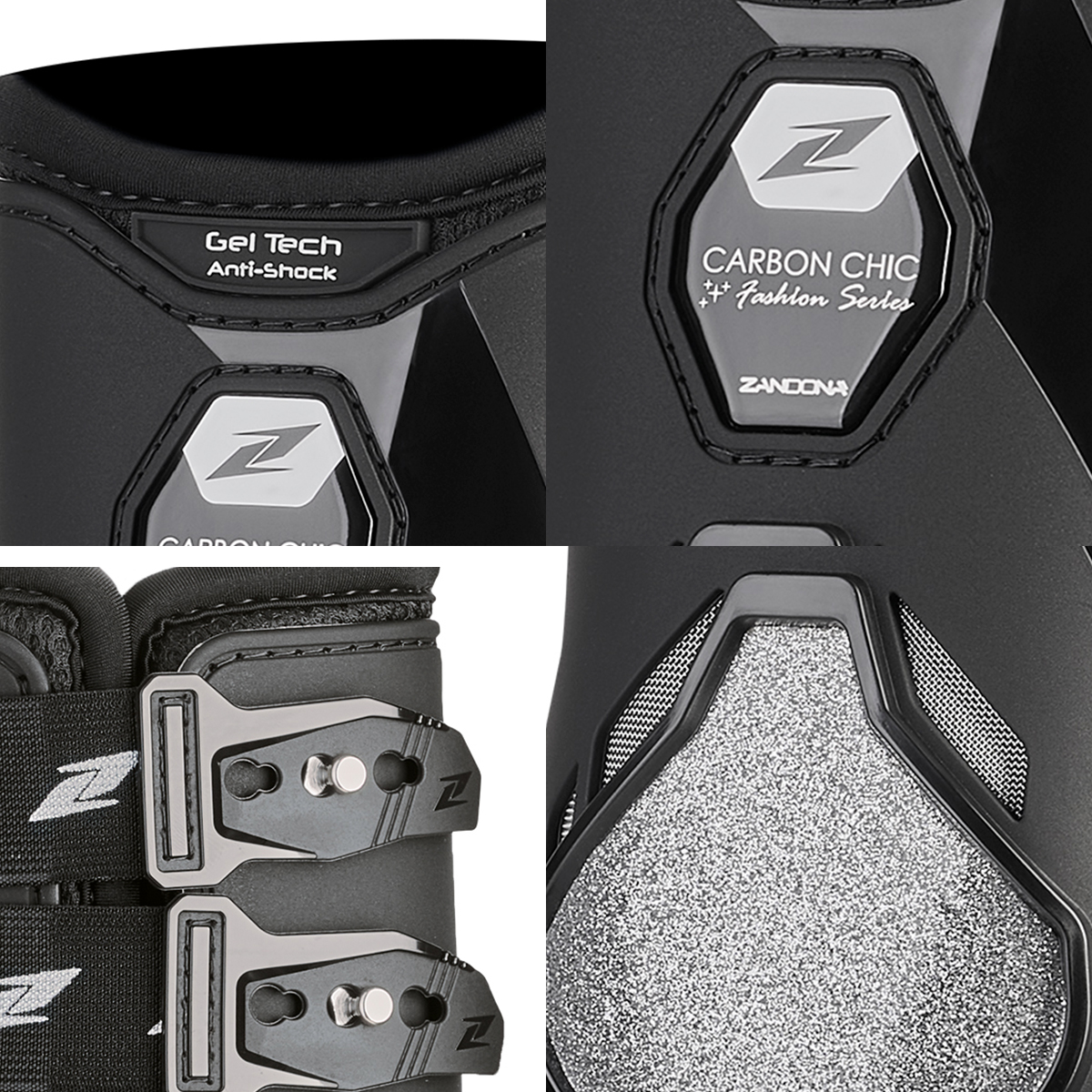 PROTETOR ZANDONÀ CARBON CHIC BOLETO (PAR)
