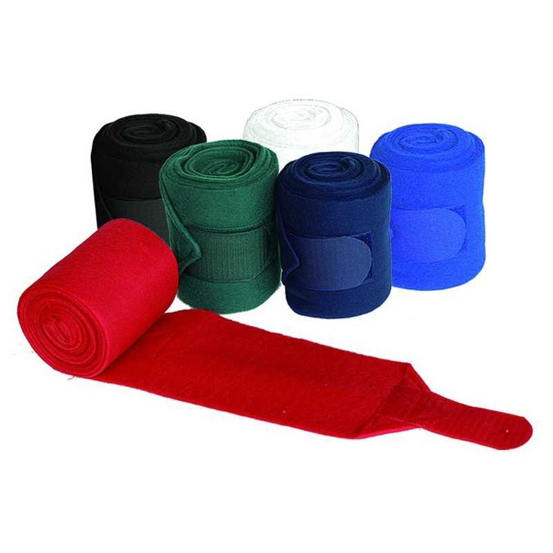 Seis bandas elásticas de várias cores para desporto com fecho de velcro