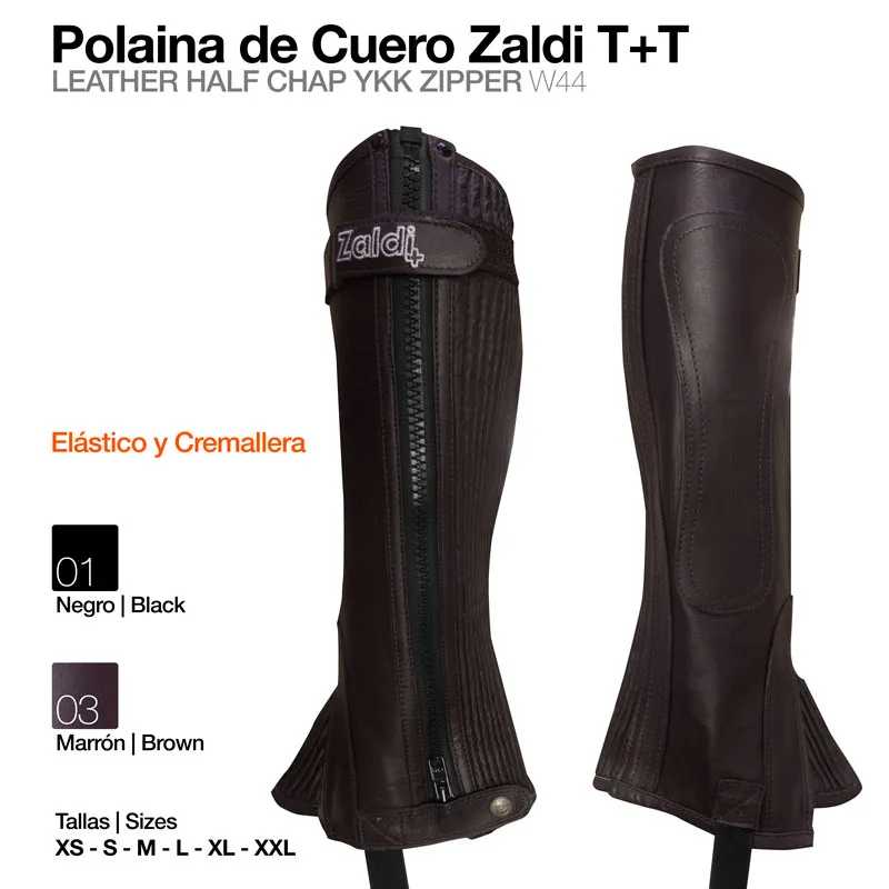 POLAINAS COURO C/ELÁSTICO ZALDI T+T
