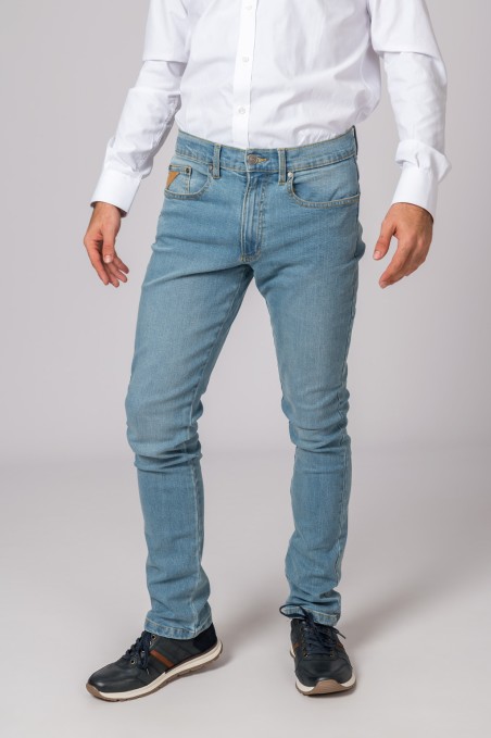 CALÇAS DE GANGA SLIM JHON LEWIS CLARO