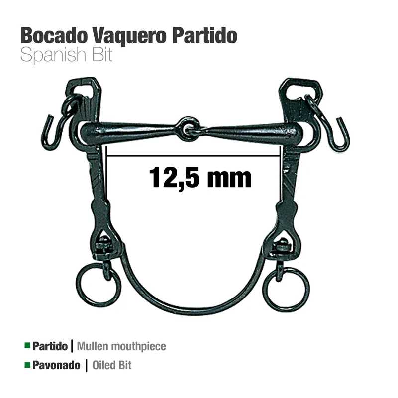 FREIO VAQUEIRO B/CURVA ARTIC. OXID. 12.5