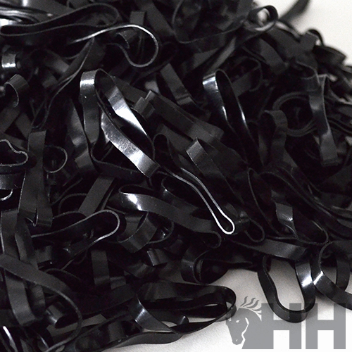 ELÁSTICOS P/CRINAS DE SILICONE (SACO 500 UNIDADES)