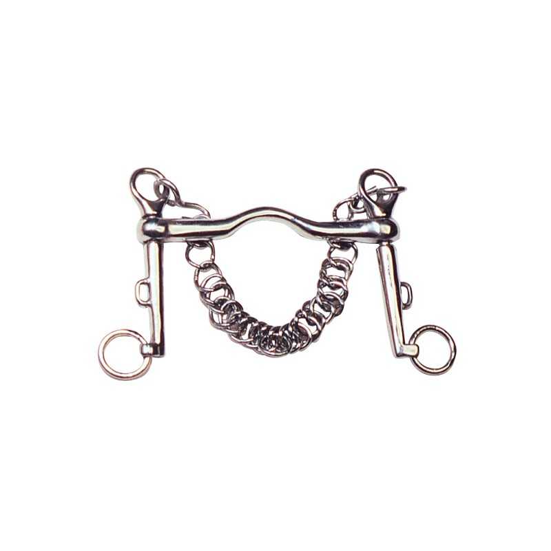 FREIO POLO MOVIL INOX. COM BARBELA