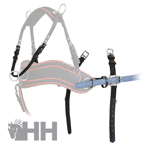 JOGO PEÇAS CONVERSÃO PEITORAL ARREIO DE ENGATAR LEXHIS HANOVER ANATÓMICO SINGULAR PARA PARELHA