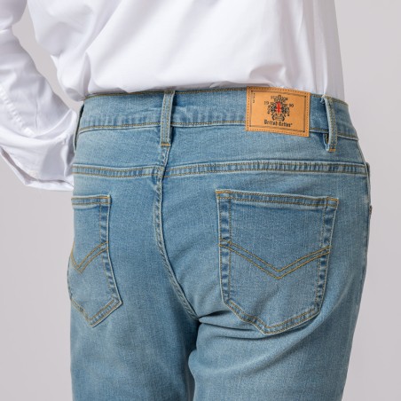 CALÇAS DE GANGA SLIM JHON LEWIS CLARO