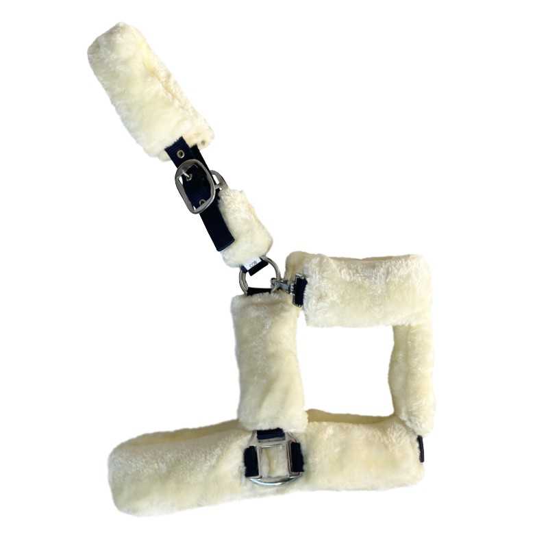 CABEÇÃO DE NYLON E PELO DE BORREGO