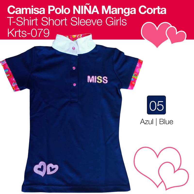 CAMISA POLO GIRLS M/CURTA KRTS-079